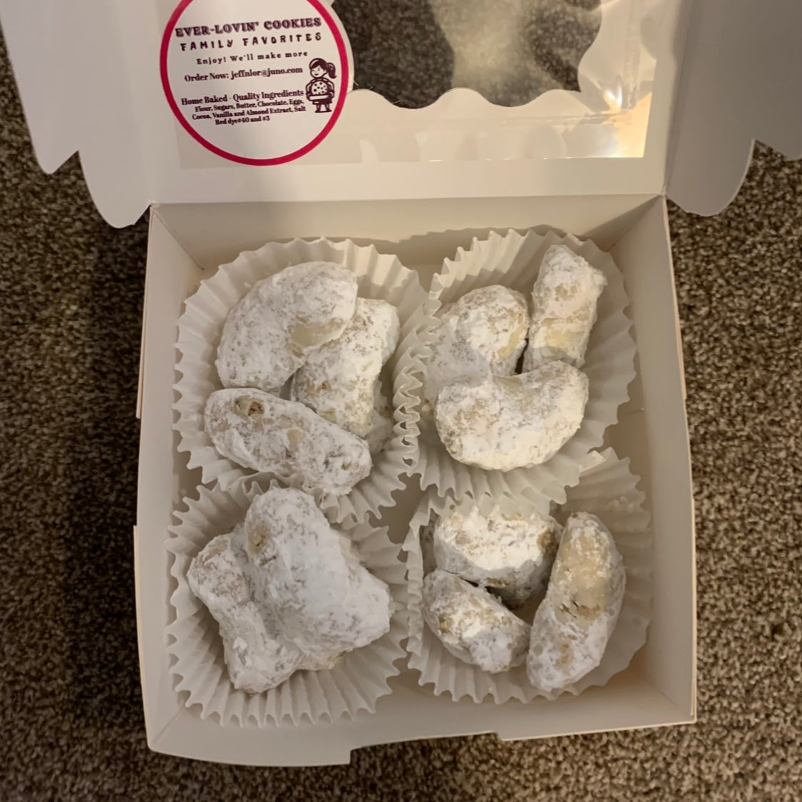 Pecan Crescents - Dozen